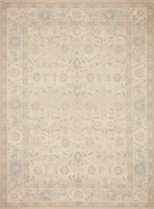 Loloi Rugs Priya Collection Rug in Natural, Blue - 7'9" x 9'9"