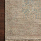 Loloi Rugs Priya Collection Rug in Denim, Rust - 7'9" x 9'9"