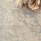 Loloi Rugs Priya Collection Rug in Bone, Bluestone - 7'9" x 9'9"