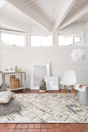 Loloi Rugs Promenade Collection Rug in Ivory, Grey - 9'3" x 13'