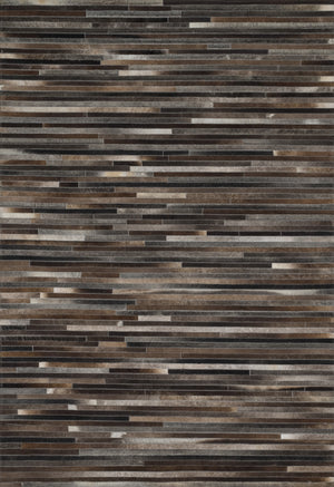 Loloi Rugs Promenade Collection Rug in Charcoal - 3'6" x 5'6"