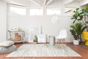 Loloi Rugs Promenade Collection Rug in Ivory - 5' x 7'6"