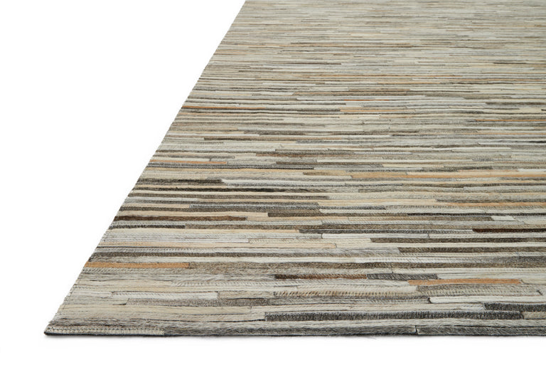Loloi Rugs Promenade Collection Rug in Silver - 7'6" x 9'6"