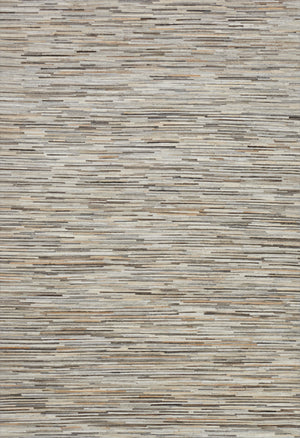 Loloi Rugs Promenade Collection Rug in Silver - 3'6" x 5'6"