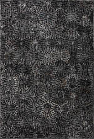 Loloi Rugs Prescott Collection Rug in Charcoal - 7'9" x 9'9"