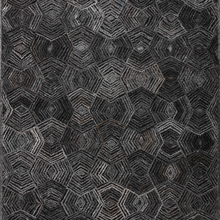 Loloi Rugs Prescott Collection Rug in Charcoal - 8'6" x 12'