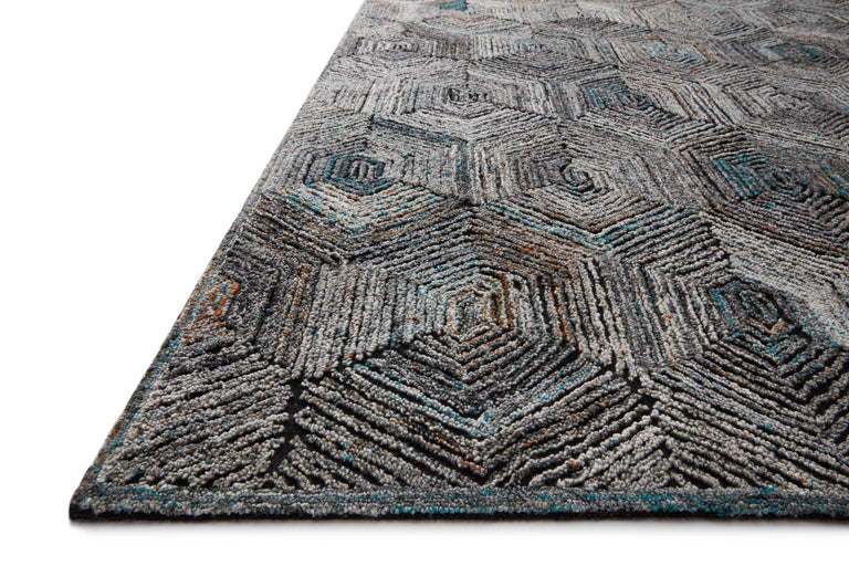 Loloi Rugs Prescott Collection Rug in Metal - 11'6" x 15'