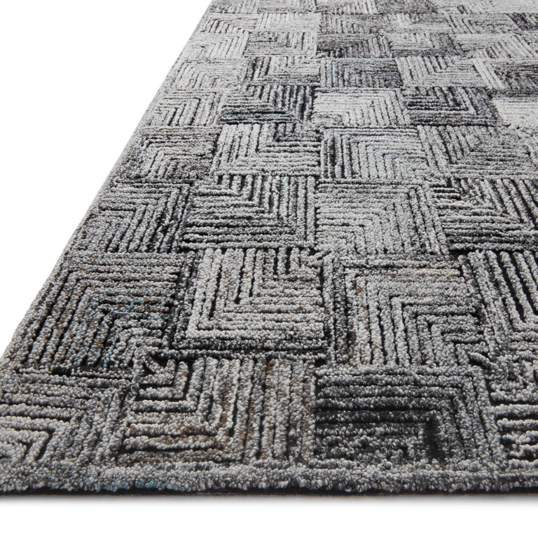 Loloi Rugs Prescott Collection Rug in Silver - 8'6" x 12'