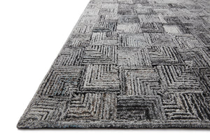 Loloi Rugs Prescott Collection Rug in Silver - 7'9" x 9'9"