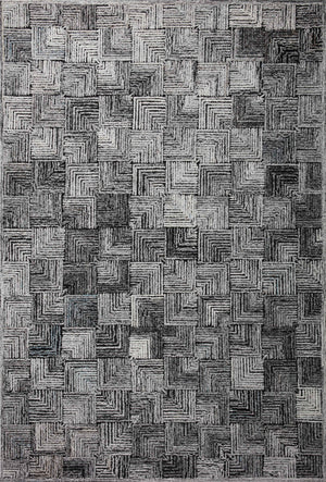 Loloi Rugs Prescott Collection Rug in Silver - 7'9" x 9'9"