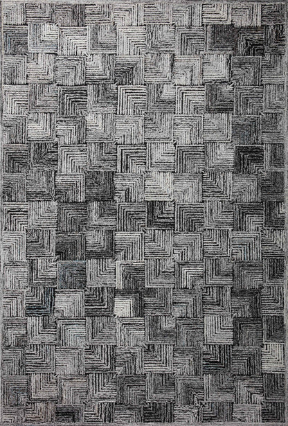 Loloi Rugs Prescott Collection Rug in Silver - 7'9" x 9'9"