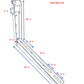 Pioneer Folding Mounting Bracket for Mini Split Unit with Leveler, BRK-FRM-C-2P