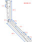 Pioneer Folding Mounting Bracket for Mini Split Unit with Leveler, BRK-FRM-C-2P