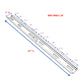 Pioneer Folding Mounting Bracket for Mini Split Unit with Leveler, BRK-FRM-C-2P