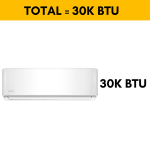 Pioneer® 30,000 BTU 18.6 SEER Ductless Mini-Split Inverter+, WYS030GMFI20RL-25