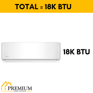 Pioneer® Diamante Series 18,000 BTU 19 SEER Ductless Mini Split, WYT018GLFI19RL