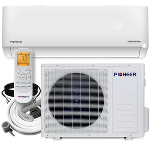 Pioneer® Diamante Ultra 9,000 BTU 23 SEER Ductless Mini-Split Inverter++ with 16 Ft. Kit, WYT009GLFI22RL