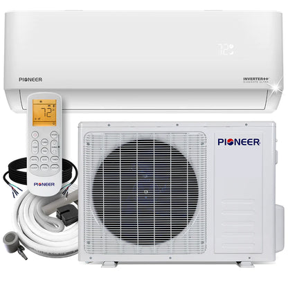 Pioneer® Diamante Ultra 9,000 BTU 23 SEER Ductless Mini-Split Inverter++ with 16 Ft. Kit, WYT009GLFI22RL