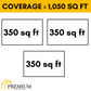 Pioneer® Mini Split 27,000 BTU 3 Zone Ductless Air Conditioner and Heat Pump with 50 ft. Kits, WYT030GLHI22M3-9W-9W-9W-50