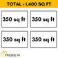 Pioneer® Mini Split 36,000 BTU 4 Zone Ductless Air Conditioner and Heat Pump with 25 ft. Kits, WYT040GLHI22M4-9W-9W-9W-9W-25