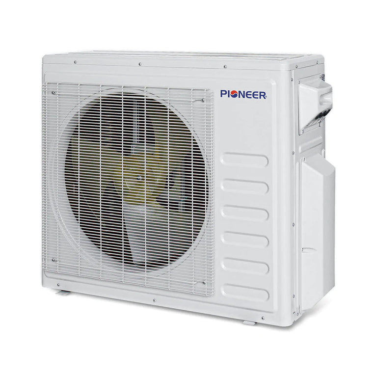 Pioneer® Mini Split 36,000 BTU 4 Zone Ductless Air Conditioner and Heat Pump with 50 ft. Kits, WYT040GLHI22M4-9W-9W-9W-9W-50