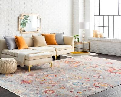 Surya Ephesians Traditional Rug - 2.6 x 10 feet, Medium Gray, EPC2302-279