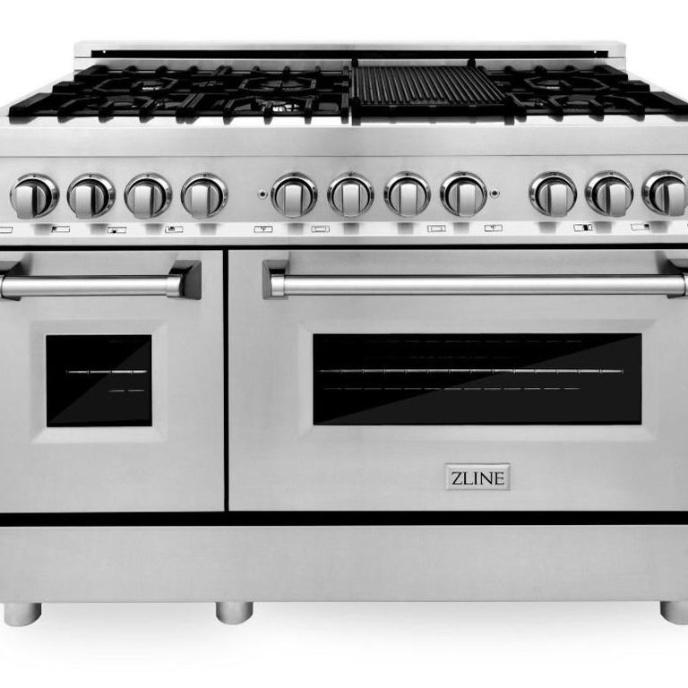 ZLINE 48 inch Dual Fuel Range, Stainless Steel, RA48