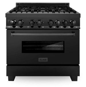 ZLINE Appliance Set – 36" Range,  Range Hood, Microwave, Dishwasher, AS-RAB-36-3