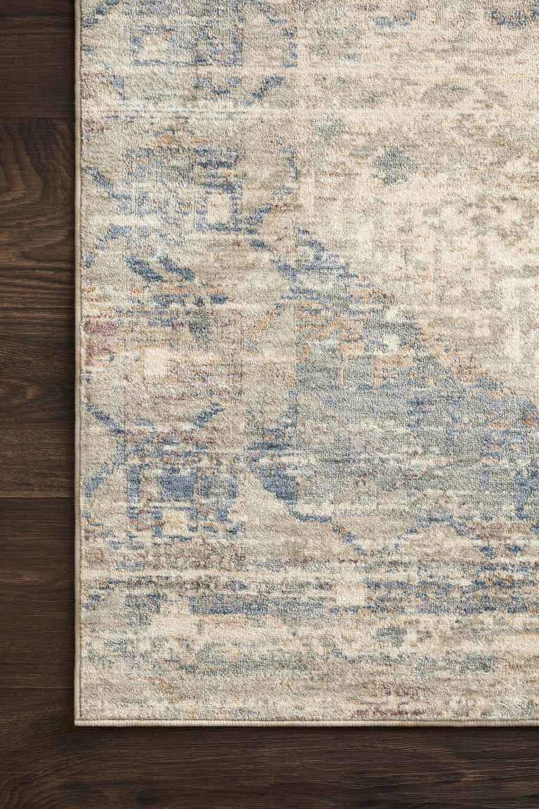Loloi Rugs Revere Collection Rug in Ivory, Blue - 11'6" x 15'6"