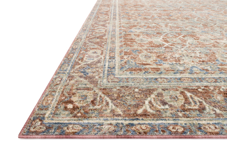 Loloi Rugs Revere Collection Rug in Terracotta, Multi - 11'6" x 15'6"