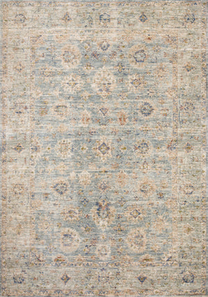 Loloi Rugs Revere Collection Rug in Light Blue, Multi - 11'6" x 15'6"