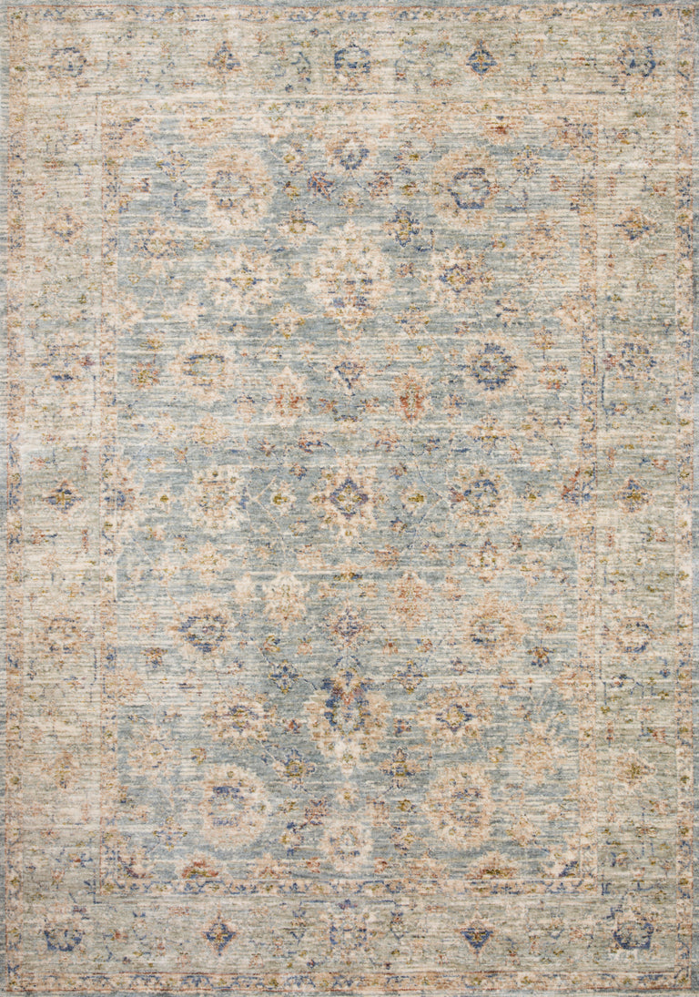 Loloi Rugs Revere Collection Rug in Light Blue, Multi - 7'10" x 10'