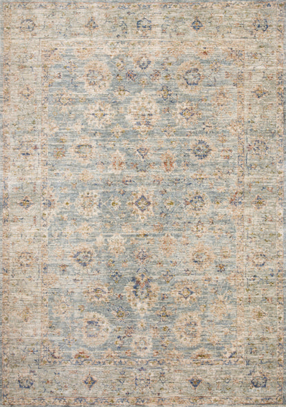 Loloi Rugs Revere Collection Rug in Light Blue, Multi - 9'6" x 12'5"