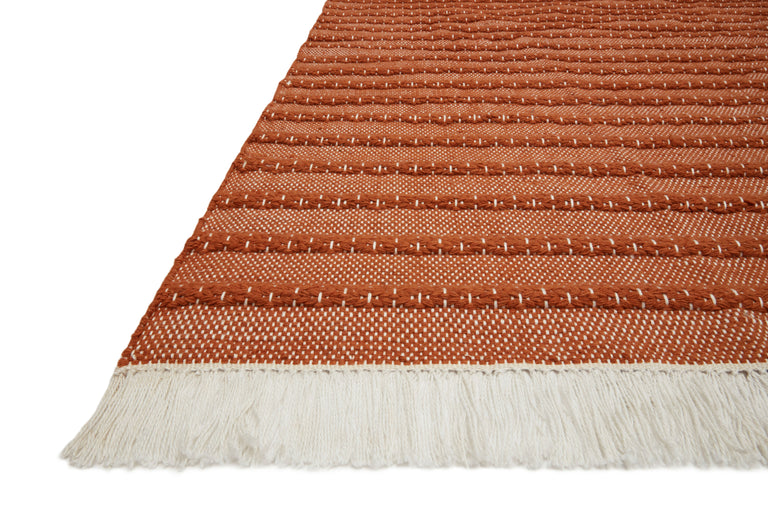 Loloi Rugs Rey Collection Rug in Adobe, Natural - 9'3" x 13'