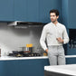 Robam 30 Inch Convertible Wall-Mounted Range Hood with Charcoal Filter in Stainless Steel, ROBAM-A831
