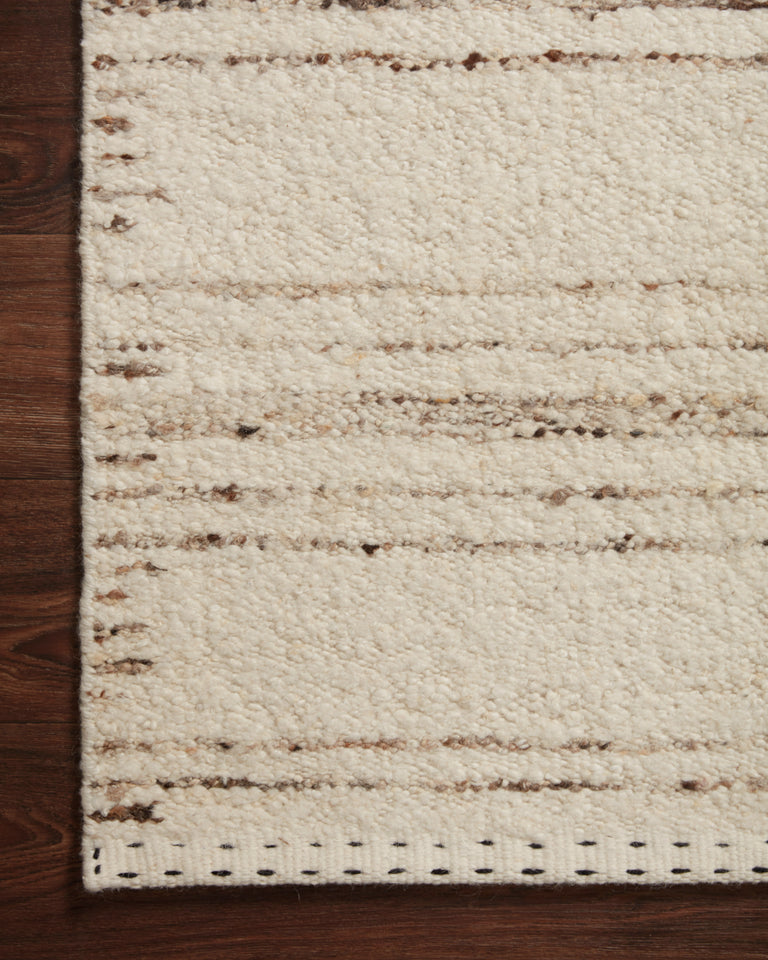 Loloi Rugs Roman Collection Rug in Ivory, Pebble - 4'0" x 6'0"