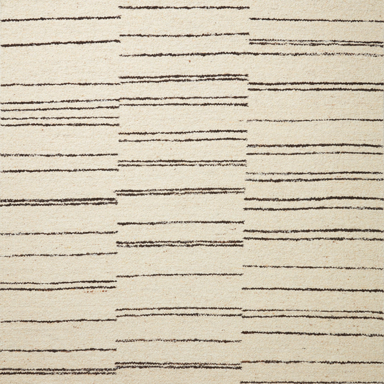 Loloi Rugs Roman Collection Rug in Natural, Charcoal - 9'6" x 13'6"
