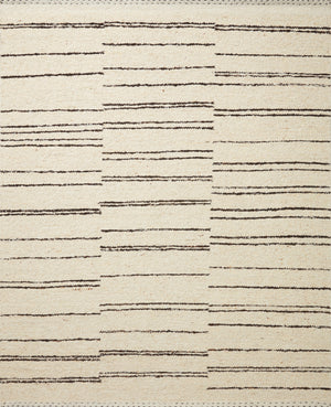 Loloi Rugs Roman Collection Rug in Natural, Charcoal - 9'6" x 13'6"