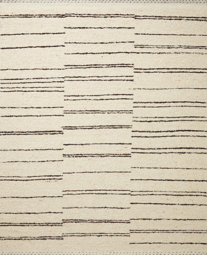 Loloi Rugs Roman Collection Rug in Natural, Charcoal - 8'6" x 11'6"