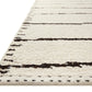 Loloi Rugs Roman Collection Rug in Ivory, Black - 7'9" x 9'9"