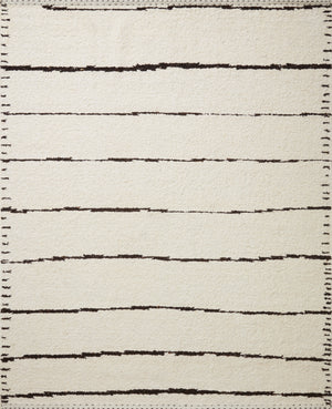 Loloi Rugs Roman Collection Rug in Ivory, Black - 9'6" x 13'6"