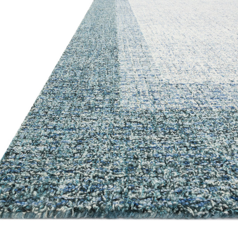 Loloi Rugs Rosina Collection Rug in Aqua - 7'9" x 9'9"