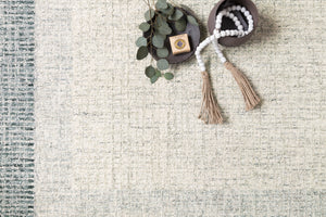 Loloi Rugs Rosina Collection Rug in Grey, Blue - 7'9" x 9'9"