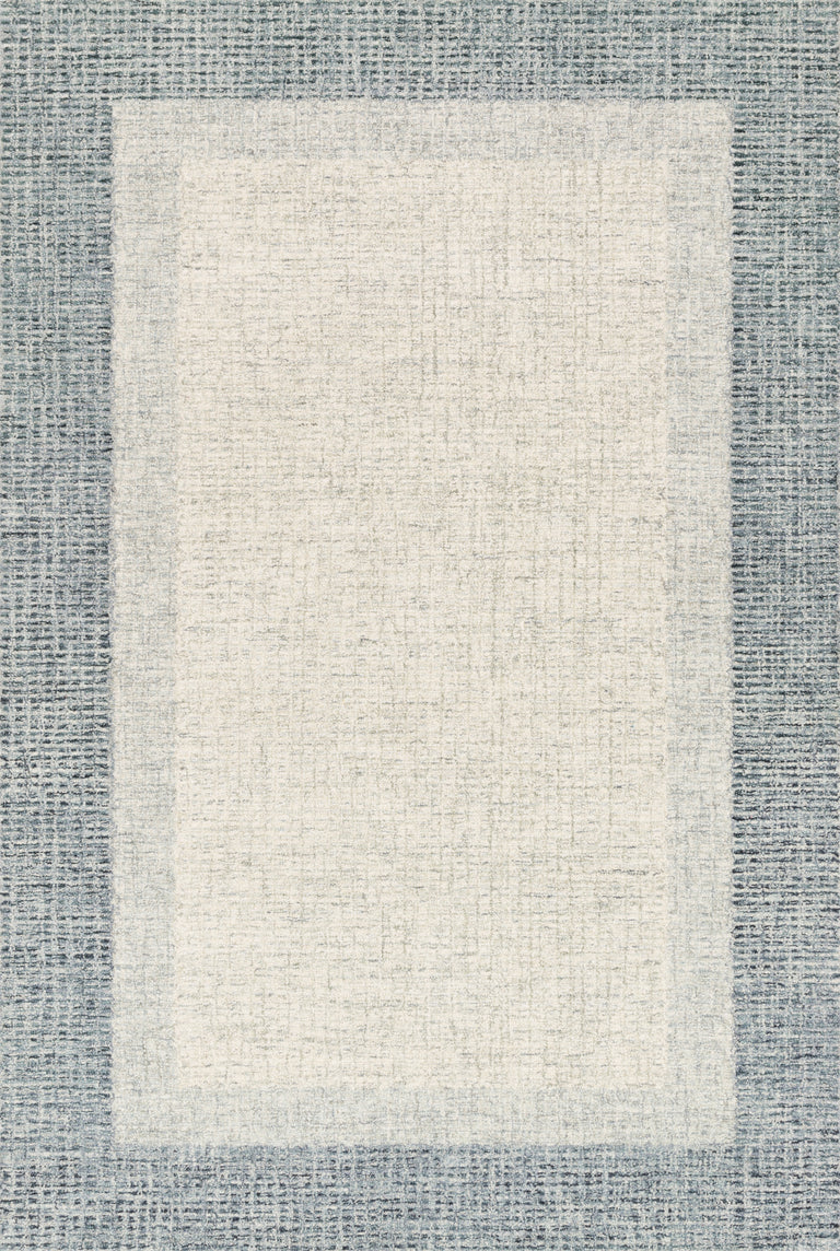 Loloi Rugs Rosina Collection Rug in Grey, Blue - 9'3" x 13'