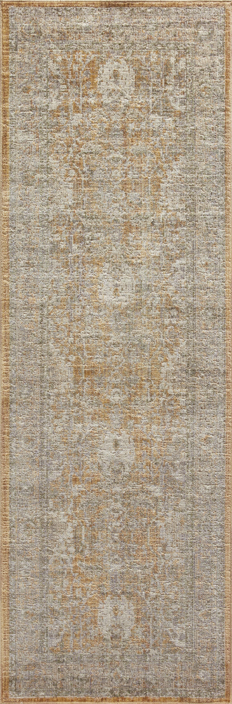 Chris Loves Julia x Loloi Rug in Gold, Sand - 2'7" x 12'0"