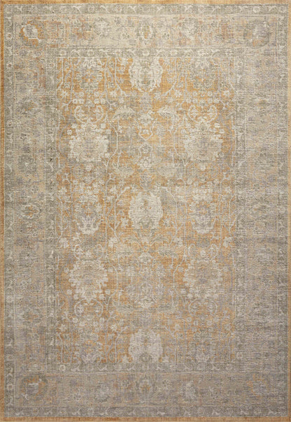 Chris Loves Julia x Loloi Rug in Gold, Sand - 7'10" x 10'