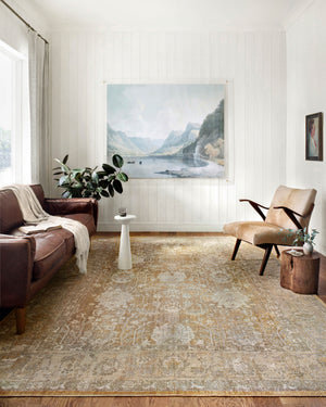 Chris Loves Julia x Loloi Rug in Gold, Sand - 10'0" x 14'0"