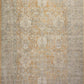 Chris Loves Julia x Loloi Rug in Gold, Sand - 7'9" x 7'9" Round