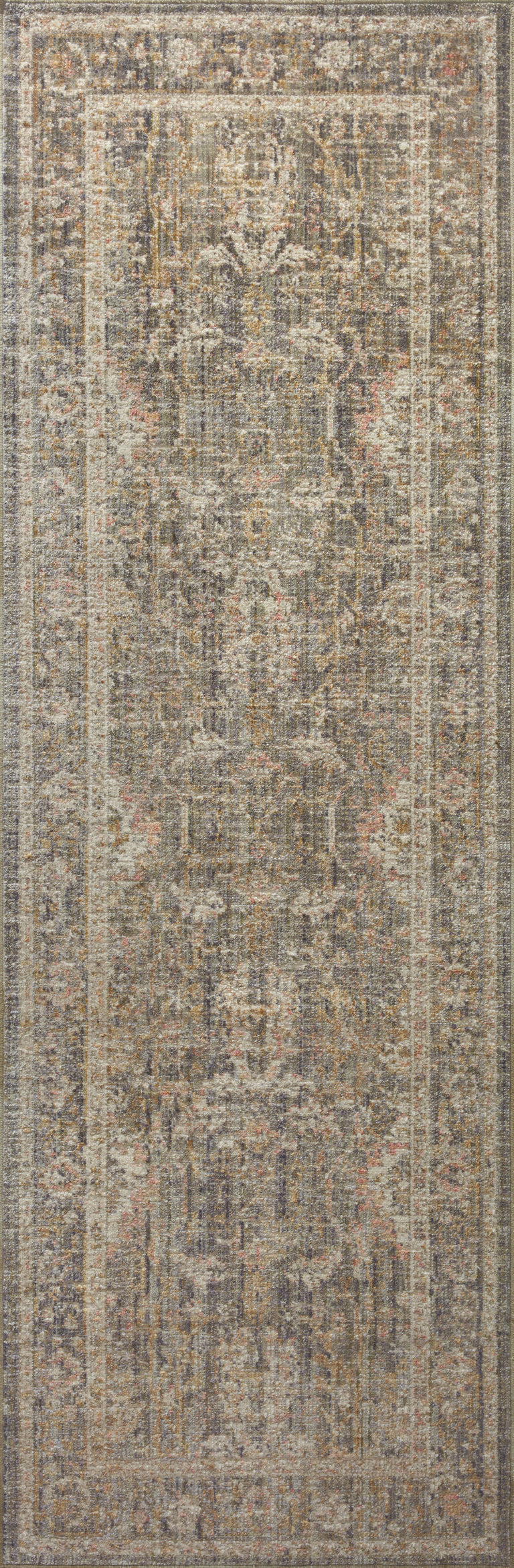 Chris Loves Julia x Loloi Rug in Sage, Blush - 7'10" x 10'