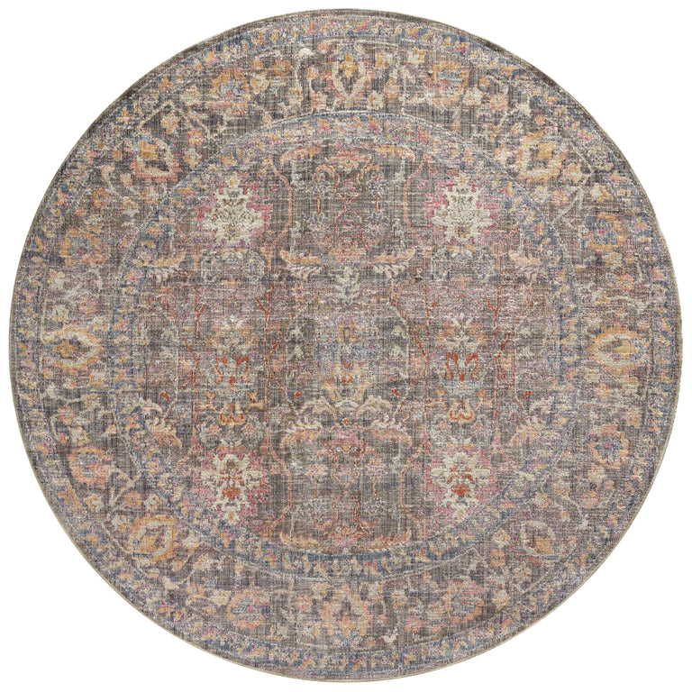 Chris Loves Julia x Loloi Rug in Stone, Multi - 2'7" x 4'